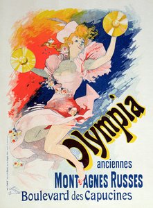 海报广告&39;Olympia&39;，Boulevard des Capucines，1892